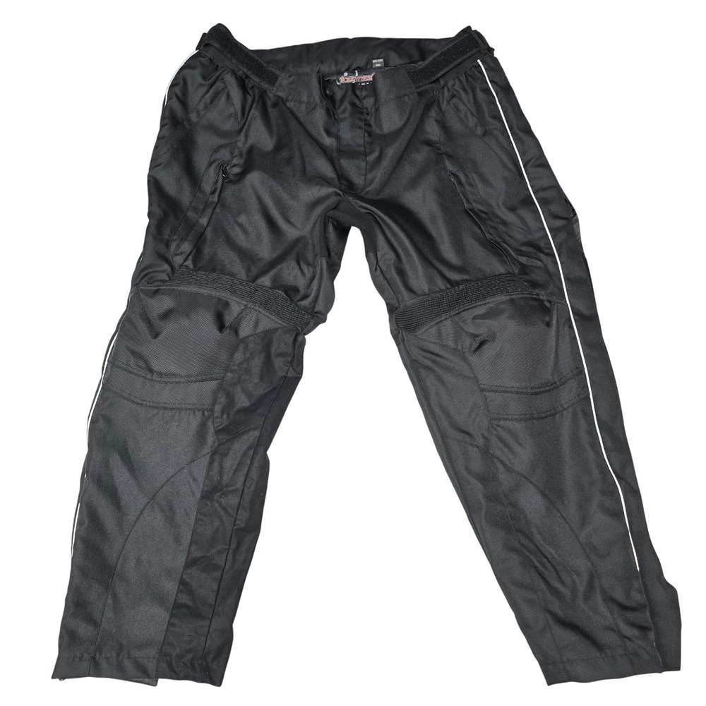 Tour Master Overpant Mens 3XL Short Black Motorcycle Riding Pants Touring Bike